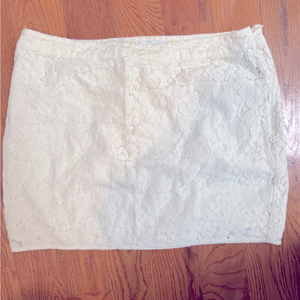 Gap Lace Mini Zipper Skirt - Size 10